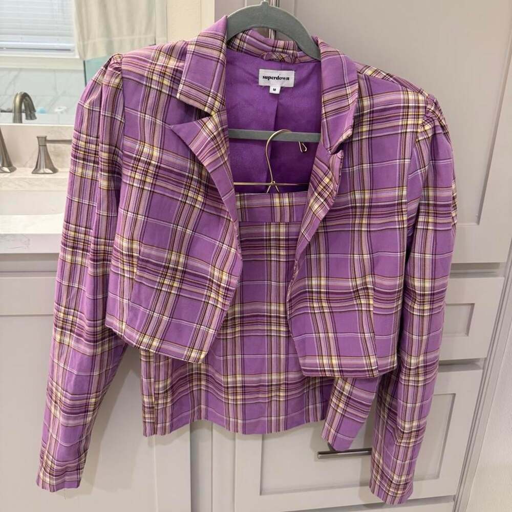 Superdown Women's Purple Suit